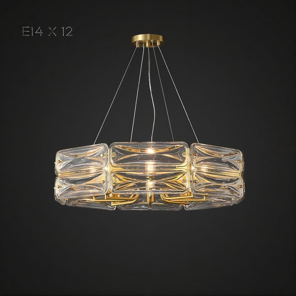 SARIA Chandelier by Lampadom - side view
