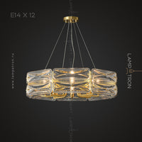 SARIA Chandelier by Lampadom - close-up