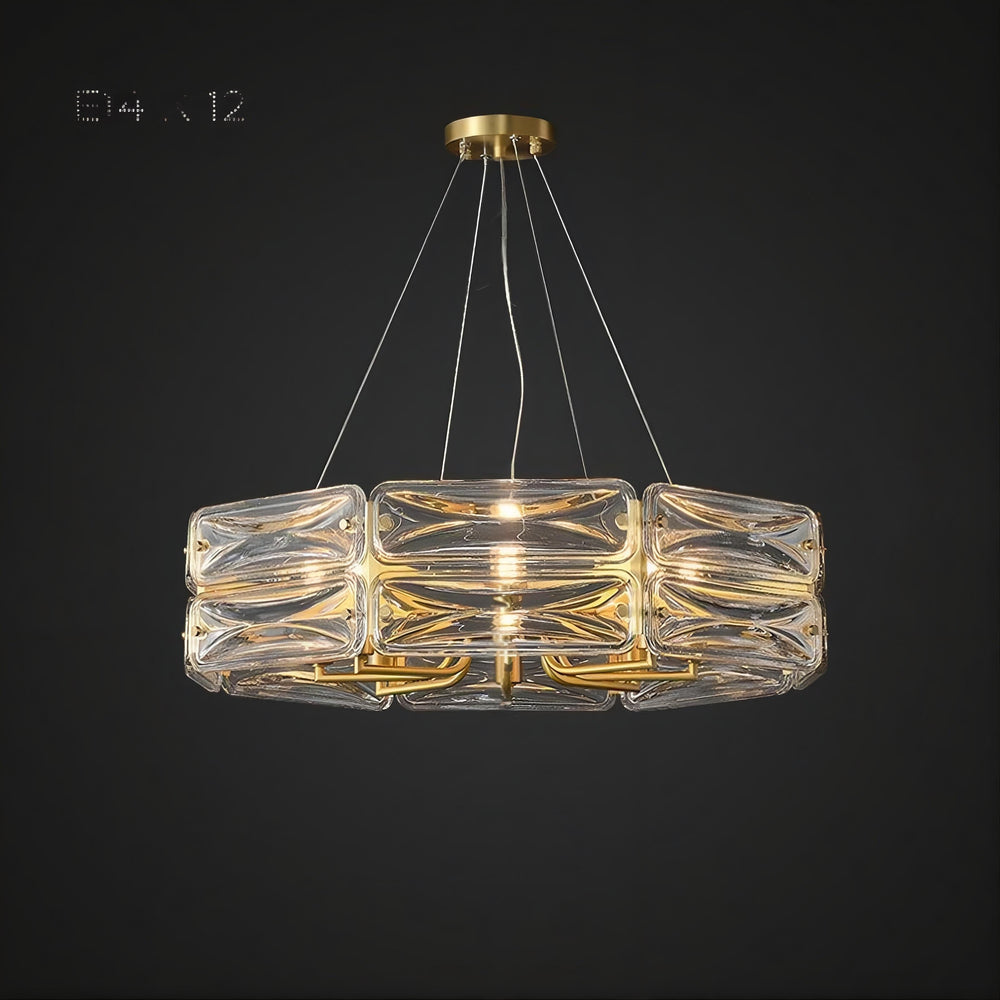 SARIA Chandelier by Lampadom - side view