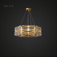SARIA Chandelier by Lampadom - scale reference