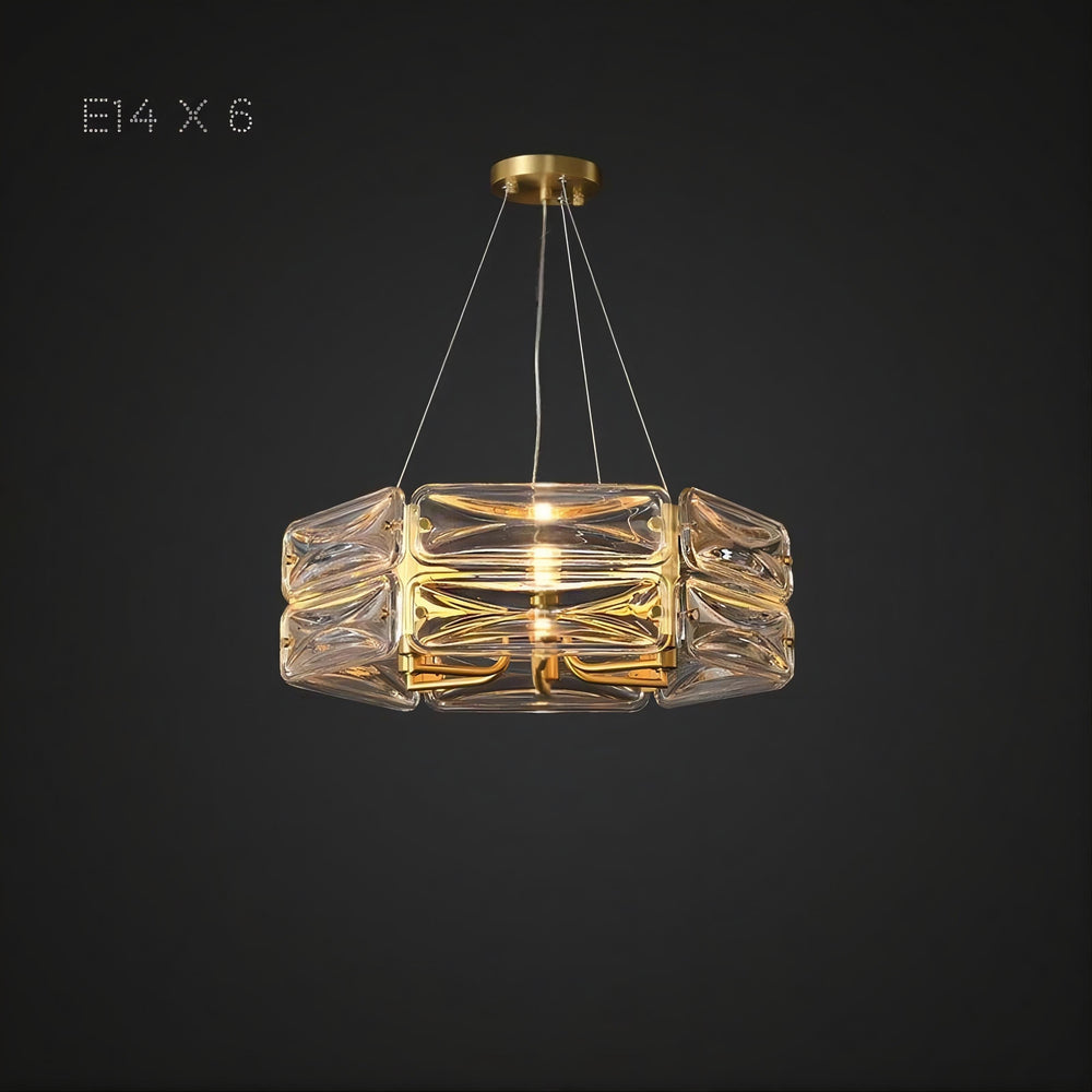 SARIA Chandelier by Lampadom - side view