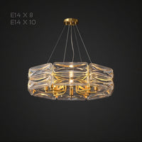 SARIA Chandelier by Lampadom - top view