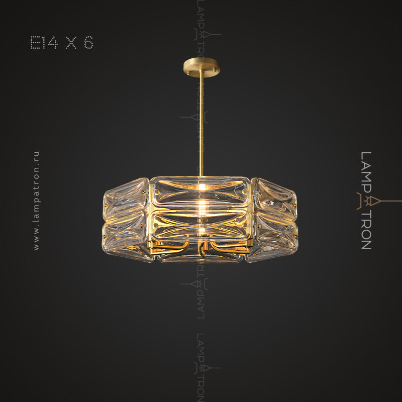SARIA Chandelier by Lampadom - top view