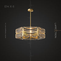 SARIA Chandelier by Lampadom - top view
