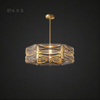 SARIA Chandelier by Lampadom - scale reference