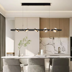 SATURNA Linear Chandelier by Lampadom
