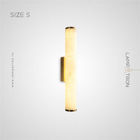 SAULO Wall Light by Lampadom - scale reference