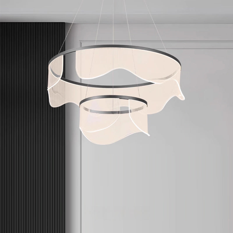 SCENE Ring Chandelier by Lampadom - top view