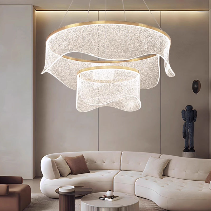SCENE Ring Chandelier by Lampadom - scale reference