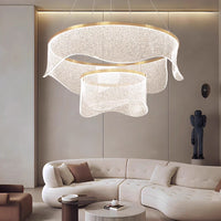 SCENE Ring Chandelier by Lampadom - scale reference