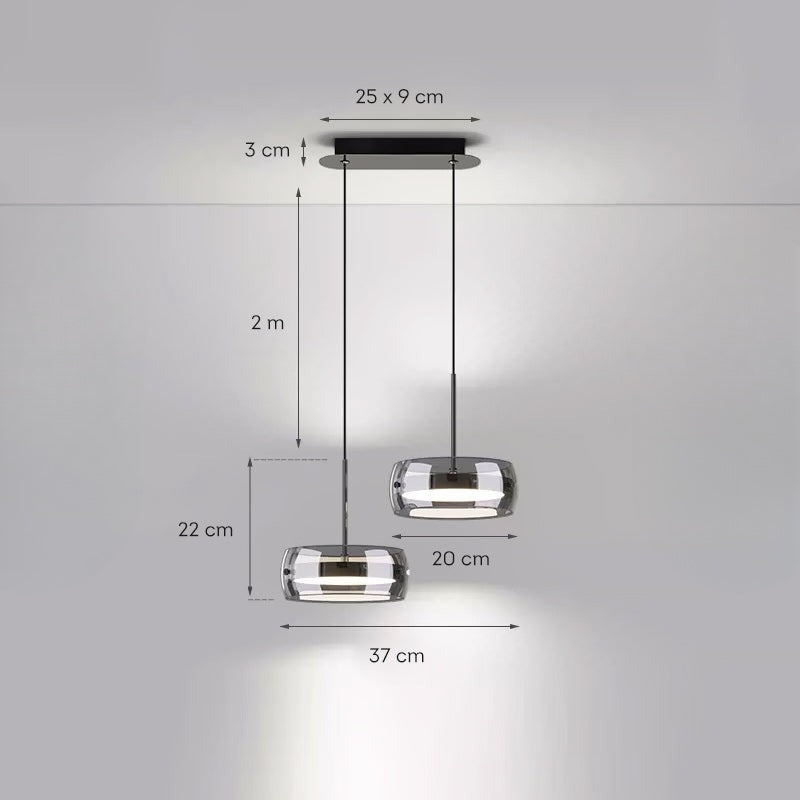 SCOTT ONE Pendant by Lampadom - top view