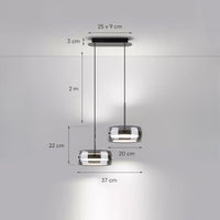 SCOTT ONE Pendant by Lampadom - top view