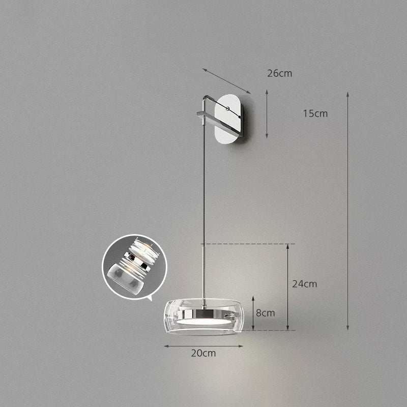 SCOTT Wall Light by Lampadom - scale reference