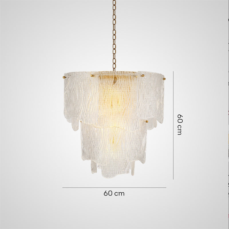 SCREEN Chandelier Chandelier in Glass by Lampadom - view 10