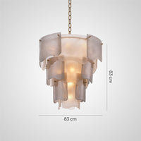 SCREEN Chandelier Chandelier in Glass by Lampadom - view 10