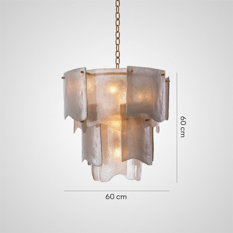SCREEN Chandelier Chandelier in Glass by Lampadom - view 10