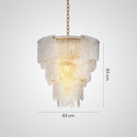 SCREEN Chandelier Chandelier in Glass by Lampadom - view 10