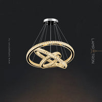 SEFENIAS B Ring Chandelier by Lampadom - side view