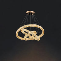 SEFENIAS B Ring Chandelier by Lampadom - close-up