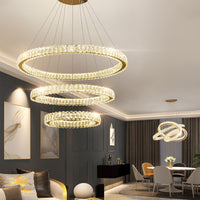 SEFENIAS B Ring Chandelier by Lampadom - angle view