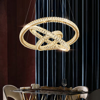 SEFENIAS B Ring Chandelier by Lampadom - side view