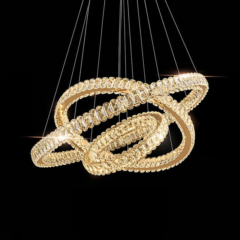 SEFENIAS B Ring Chandelier by Lampadom - angle view