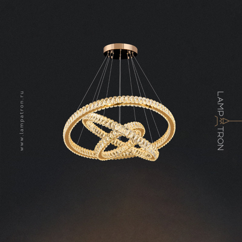 SEFENIAS B Ring Chandelier by Lampadom - close-up