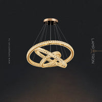 SEFENIAS B Ring Chandelier by Lampadom - close-up