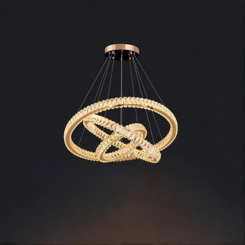 SEFENIAS B Ring Chandelier by Lampadom - angle view