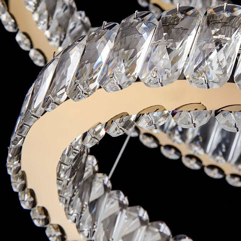 SEFENIAS B Ring Chandelier by Lampadom - scale reference