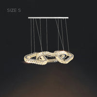 SEFENIAS LUX Linear Chandelier by Lampadom - side view