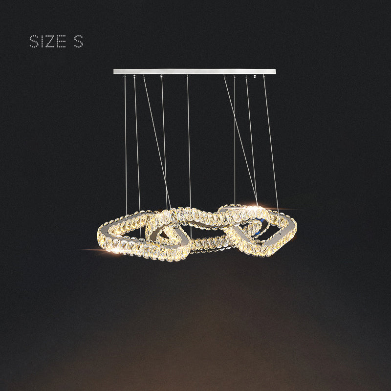 SEFENIAS LUX Linear Chandelier by Lampadom - top view