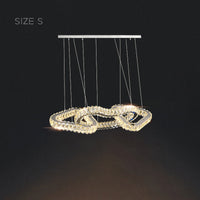 SEFENIAS LUX Linear Chandelier by Lampadom - top view