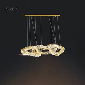 SEFENIAS LUX Linear Chandelier by Lampadom