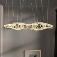 SEFENIAS LUX Linear Chandelier by Lampadom - detail view