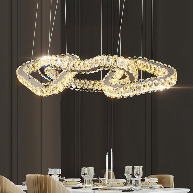 SEFENIAS LUX Linear Chandelier by Lampadom - ambient shot
