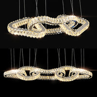 SEFENIAS LUX Linear Chandelier by Lampadom - top view