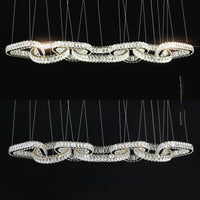 SEFENIAS LUX Linear Chandelier by Lampadom - ambient shot