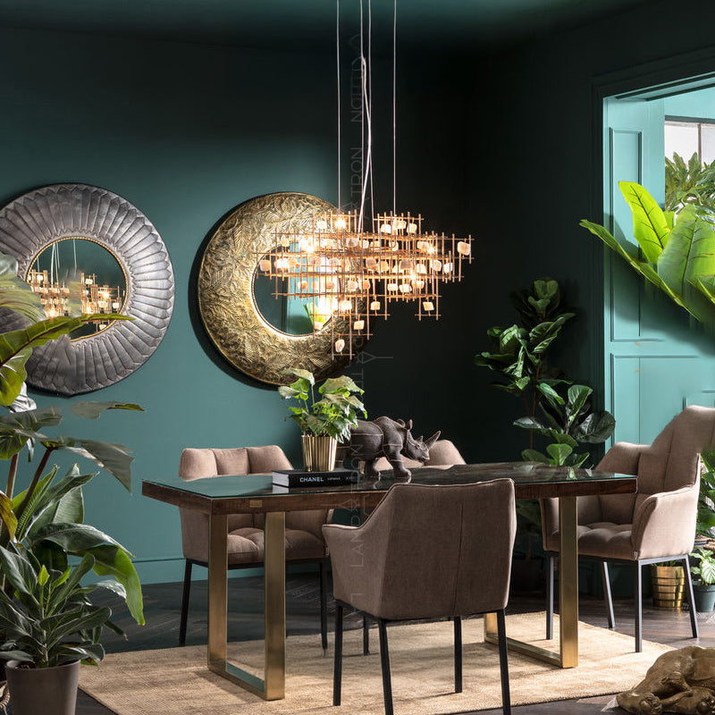 SEGIN Chandelier by Lampadom - side view