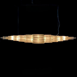 Selenite Linear chandelier