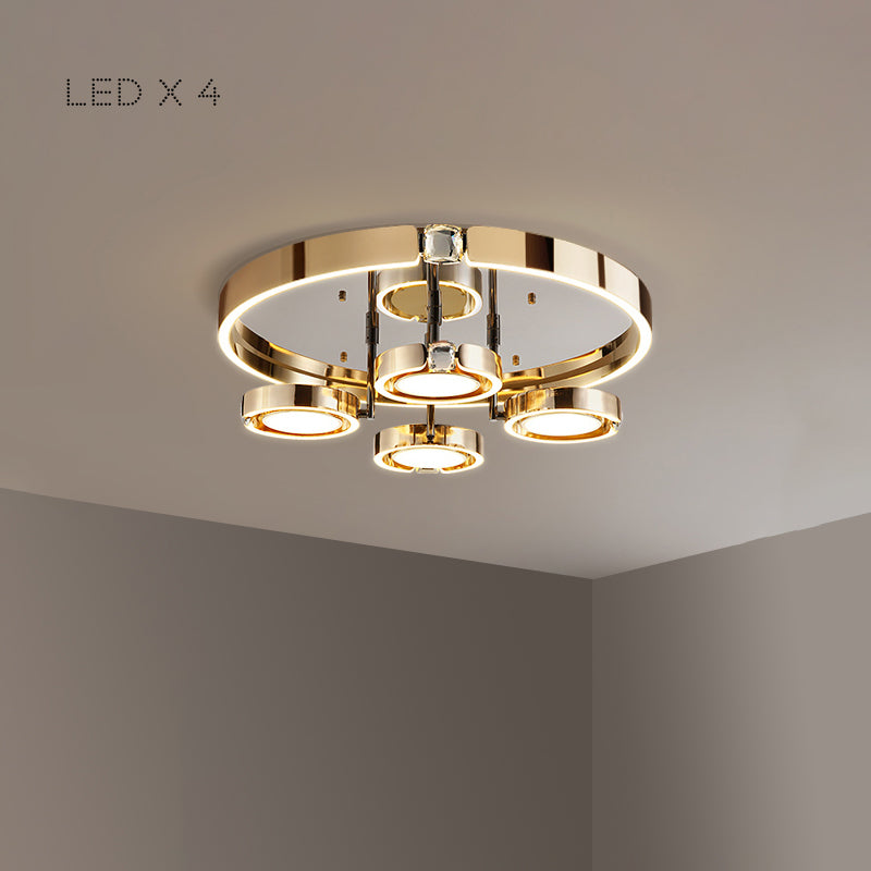 SELLIF GOLD Ceiling Chandelier by Lampadom - detail view