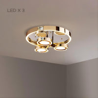 SELLIF GOLD Ceiling Chandelier by Lampadom - ambient shot