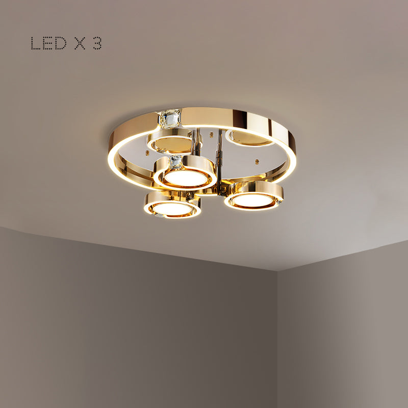 SELLIF GOLD Ceiling Chandelier by Lampadom - detail view