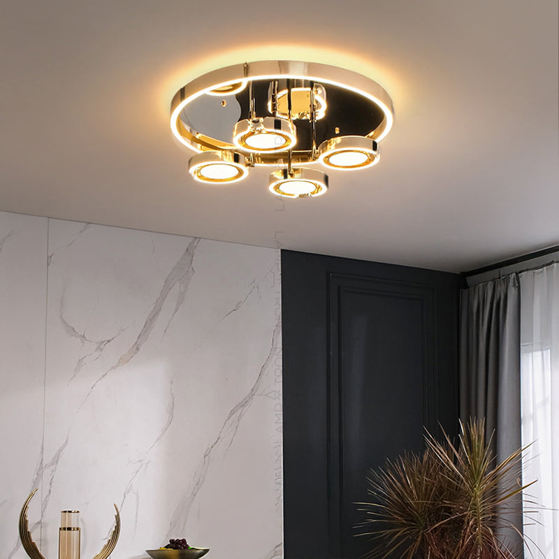 SELLIF GOLD Ceiling Chandelier by Lampadom - angle view