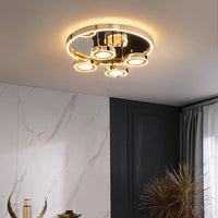 SELLIF GOLD Ceiling Chandelier by Lampadom - top view