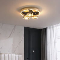 SELLIF GOLD Ceiling Chandelier by Lampadom - close-up
