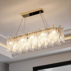 SELVAR Linear Chandelier by Lampadom
