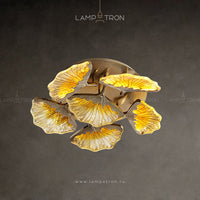 SELVI C Ceiling Chandelier Chandelier in Crystal by Lampadom - view 16