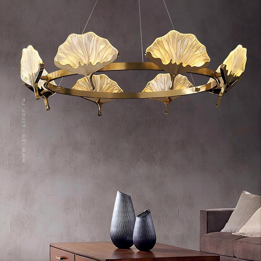 SELVI Ring Chandelier by Lampadom - angle view