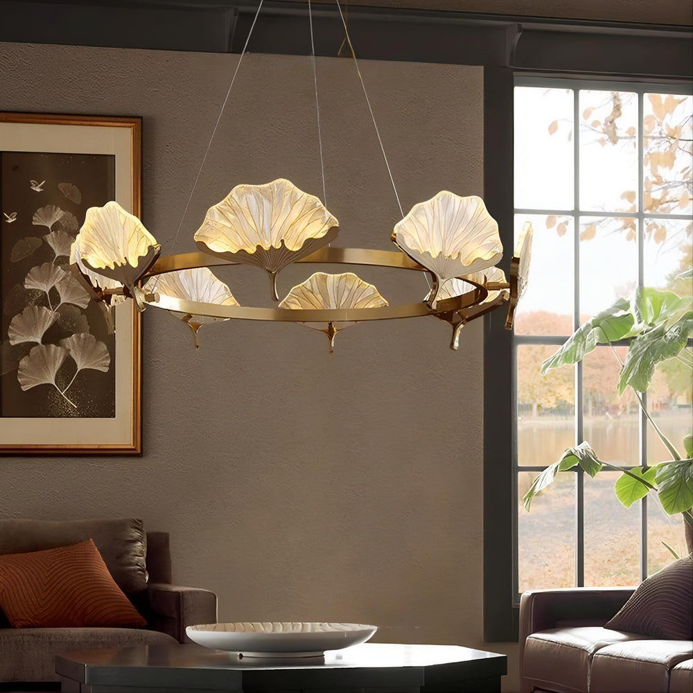 SELVI Ring Chandelier by Lampadom - scale reference